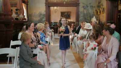 And now we both run the
bed and breakfast together, - Christmas at the Chateau