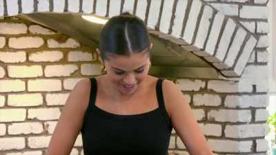 - And now, ciabatta is very airy, - Selena + Chef