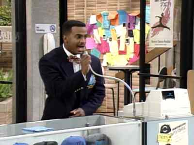 And now, to create
a more festive mood... - The Fresh Prince of Bel-Air