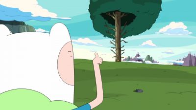AND NOW FOR THE PERFECT THROW. - Adventure Time