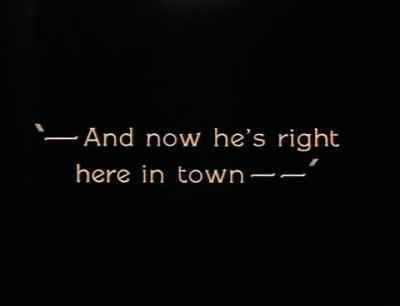 "...And now he's right
here in town..." - The Strong Man