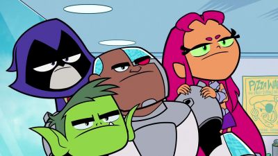 And now, I'm slicing my bagel. - Teen Titans Go!