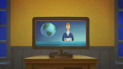  And now for light news
 from around the world. - Curious George: Royal Monkey