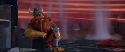 And now look the
volcano is awakening. - Vic the Viking and the Magic Sword