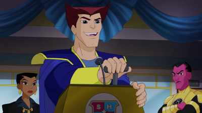 And now to set the game... - DC Super Hero Girls: Intergalactic Games