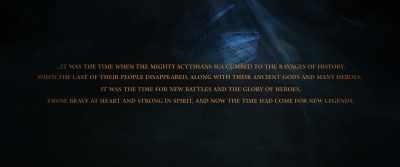 And now the time had come for new legends. - The Last Warrior
