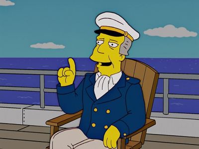 And now that treasure is 
somewhere down there. - The Simpsons