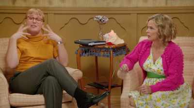 And often I encourage
a thin layer of perspiration - At Home with Amy Sedaris