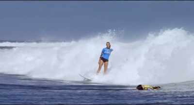 And, oh, a bit of
body language there - Bethany Hamilton: Unstoppable