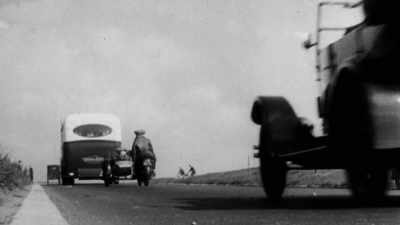 - And one day he's riding
his motorcycle very fast, - The UnBelievable with Dan Aykroyd