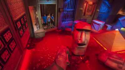And one final rule, don't fall in
because the floor is... - Floor Is Lava