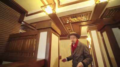 And one final turn, - Frank Lloyd Wright: The Man Who Built America