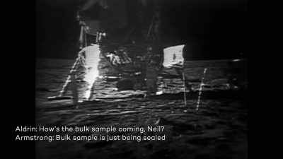 And one of them was marked "lmp"
for lunar module pilot. - Apollo: The Forgotten Films