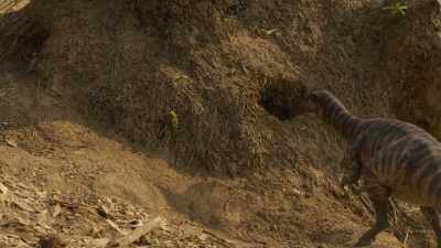 And one particularly well-adapted
for catching burrowing prey. - Prehistoric Planet