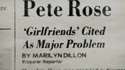 And one time, we came home,
and Karolyn asked me... - Charlie Hustle & the Matter of Pete Rose