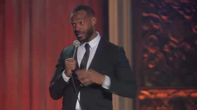And Oprah was in the kitchen
cooking chicken, and..." - Marlon Wayans Presents: The Headliners