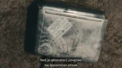 And our lab was able
to match that partial print - Night Stalker: The Hunt for a Serial Killer
