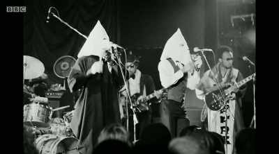 And outside our gigs
is the National Front, - Uprising