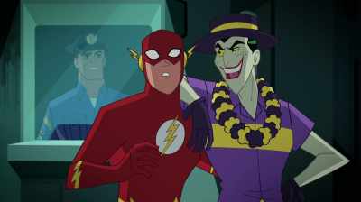 And his pal The Flash. (LAUGHS) - Justice League Action