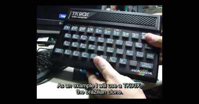 And his passion is about keeping old hardware alive. - The Rubber-Keyed Wonder