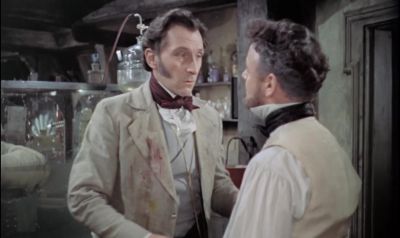 And Paul better not touch our friend while I'm gone - The Curse of Frankenstein