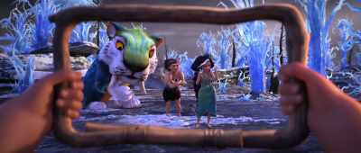 And peeping Thunk over here,
with his dumb... window. - The Croods: A New Age