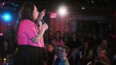 And people would come over and go,
"Oh, did you paint this?" - Liza Treyger: Night Owl