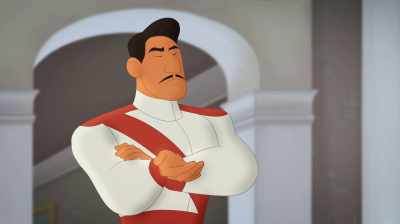 And, Philippe,
you were supposed to
look after her. - Curious George: Royal Monkey