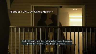 And he physically
stands up at my house, - Two Shallow Graves
