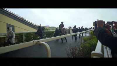 And please welcome
back into the winners' enclosure, - Horsepower