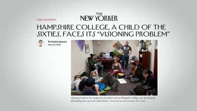 And pretty much every
major news organization - The Unmaking of a College