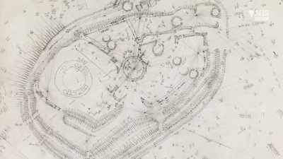 And they produced meticulously
measured drawings like this one. - Scotland from the Sky