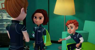 And PSI's working on a security bot
to protect the Academy. - Spy Kids: Mission Critical