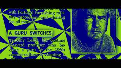 And they published in  Newsweek - My Psychedelic Love Story