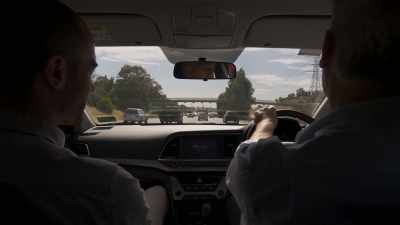 And they pull up in the car,
friends picking up everybody... - The Plains