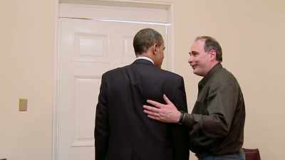 And he put his hand
on my shoulder and he said, - Obama: In Pursuit of a More Perfect Union