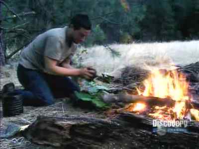 And put more mud on top - Man vs. Wild