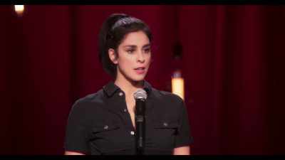 And she ran to the bathroom,
and she started throwing up. - Sarah Silverman: A Speck of Dust