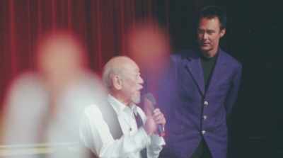 And he reaches over
and he grabs my arm, - More Than Miyagi: The Pat Morita Story