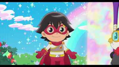And remember, always
stay happy and rise up. - Ryan's World the Movie: Titan Universe Adventure