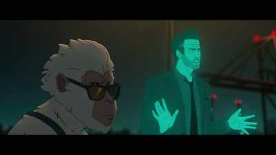 And remember, the whole goal
is maximum intimidation, - Marvel's Hit-Monkey