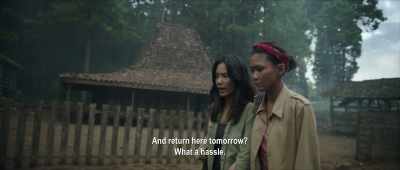 And return here tomorrow? What a hassle. - Impetigore