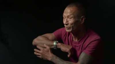 And my right elbow broke through the ice. - Aftershock: Everest and the Nepal Earthquake