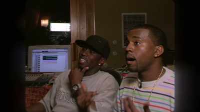 And right now,
I'm sitting next to Puff on MTV. - jeen-yuhs: A Kanye Trilogy