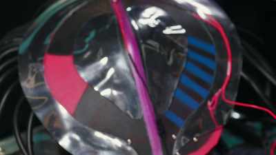 And right now what I'm
doing is attaching glow wire - The Boulet Brothers' Dragula: Titans