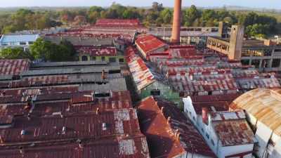 And right on the edge is this
gigantic sprawling building - Mysteries of the Abandoned