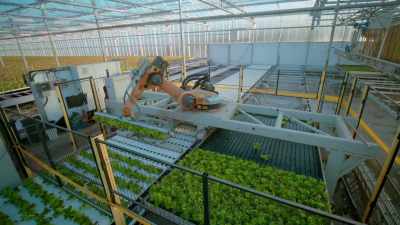And robotic arms do the heavy lifting, - Europe From Above