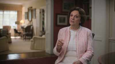 And she said, "Do you think
I could call you - First Ladies
