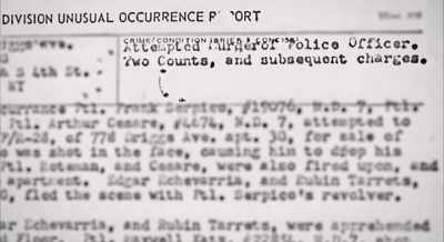 And they said,
"It's confidential." - Frank Serpico