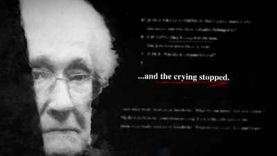 - And he said,
"The crying stopped." - The Accountant of Auschwitz